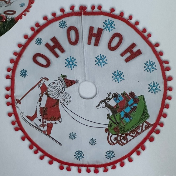Santa Claus Christmas Tree Skirt Color In Kids Craft Kit - Picture 3 of 3